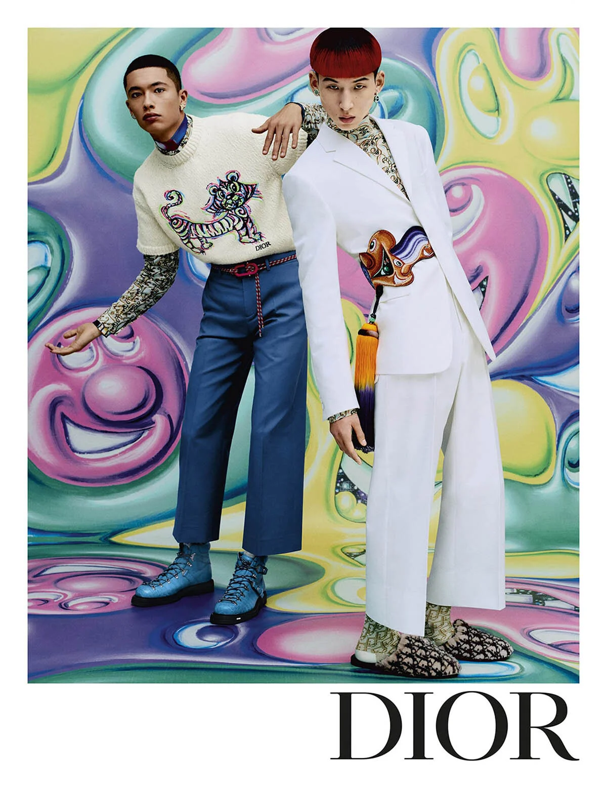 Ken Jones' Dior Men's Pre-Fall 2021 Tribute to Kenny Scharf — Anne